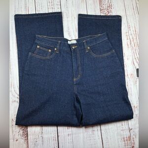 Chadwicks New Women's Classic Dark Blue Straight Leg Jeans Size 14